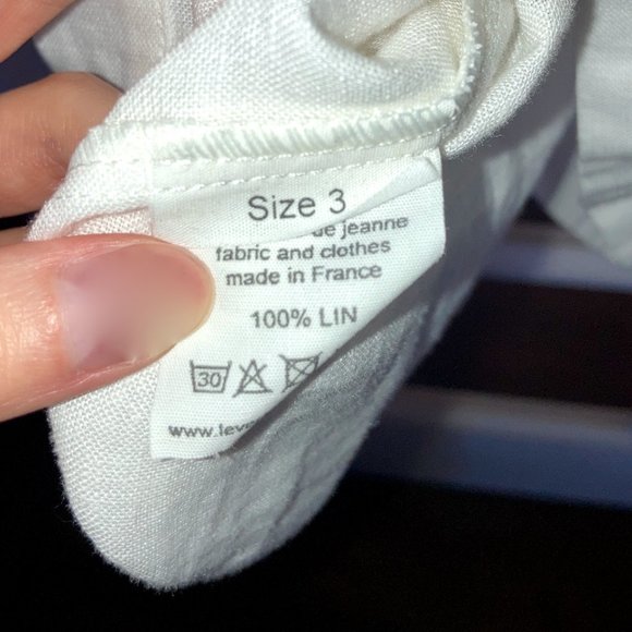 Le Vestiaire de Jeanne white linen dress - Picture 7 of 7